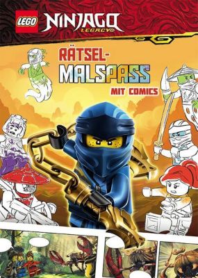 Image of Buch - LEGO® NINJAGO® - Rätselmalspaß mit Comics