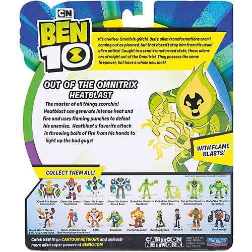 Фигурка Playmates Ben 10 "Человек-огонь из Омнитрикс", 12.5 см от PLAYMATES