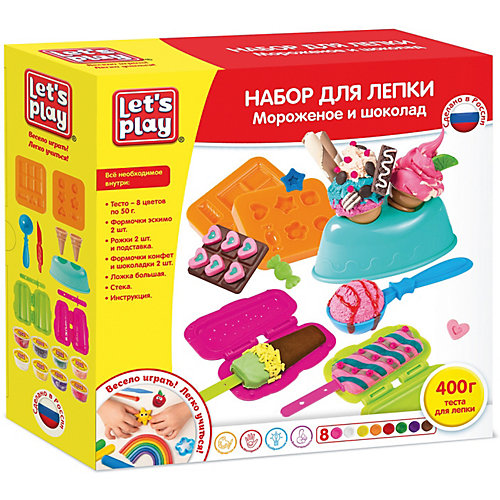 Набор для лепки Let`s play "Мороженое и шоколад" от Let`s Play