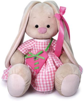 Мягкая игрушка Budi Basa Зайка Ми с сумкой - сердечком, 34 см