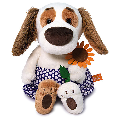 Мягкая игрушка Budi Basa Собачка Бартоломей Baby с подсолнухом, 20 см от Budi Basa