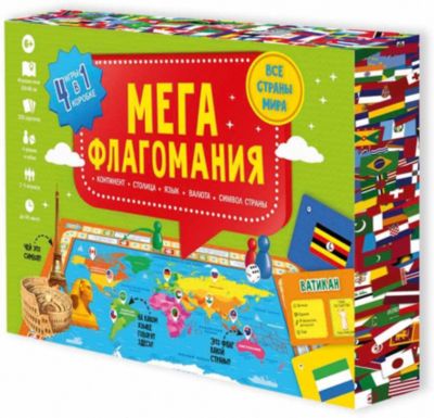 Настольная игра ГеоДом "Мегафлагомания"