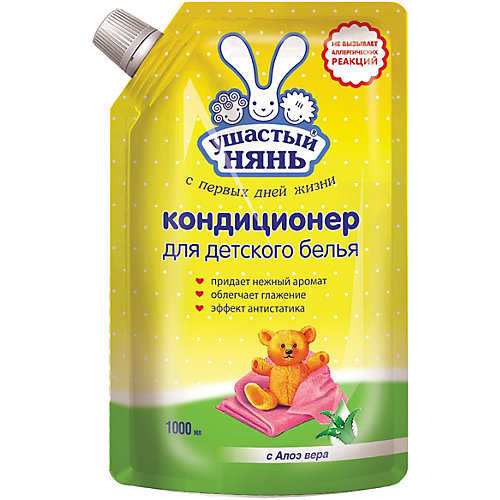 Кондиционер Ушастый Нянь с алоэ вера, 1 л
