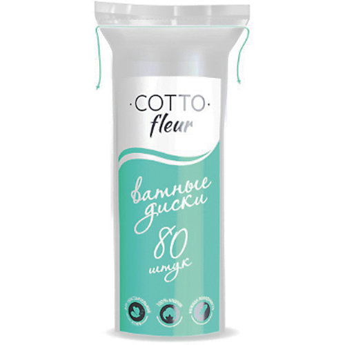 Ватные диски Cotto Fleur, 80 шт