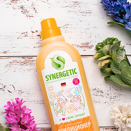 Кондиционер для белья Synergetic Цитрусовая фантазия, 1 л