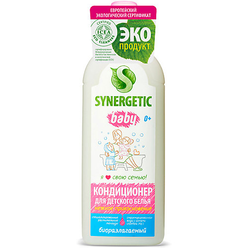 Кондиционер для детского белья Synergetic Нежное прикосновение, 1 л