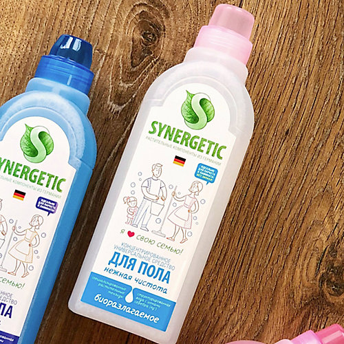 Универсальное средство для мытья поверхностей Synergetic Нежная чистота, 750 мл