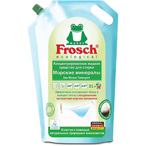 Жидкое средство для стирки Frosch Морские минералы, 2 л