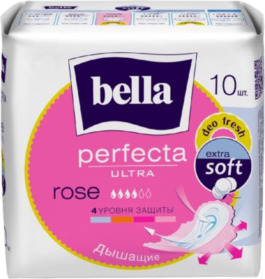 Прокладки Bella Perfecta Ultra Rose Deo, 10 шт, new design