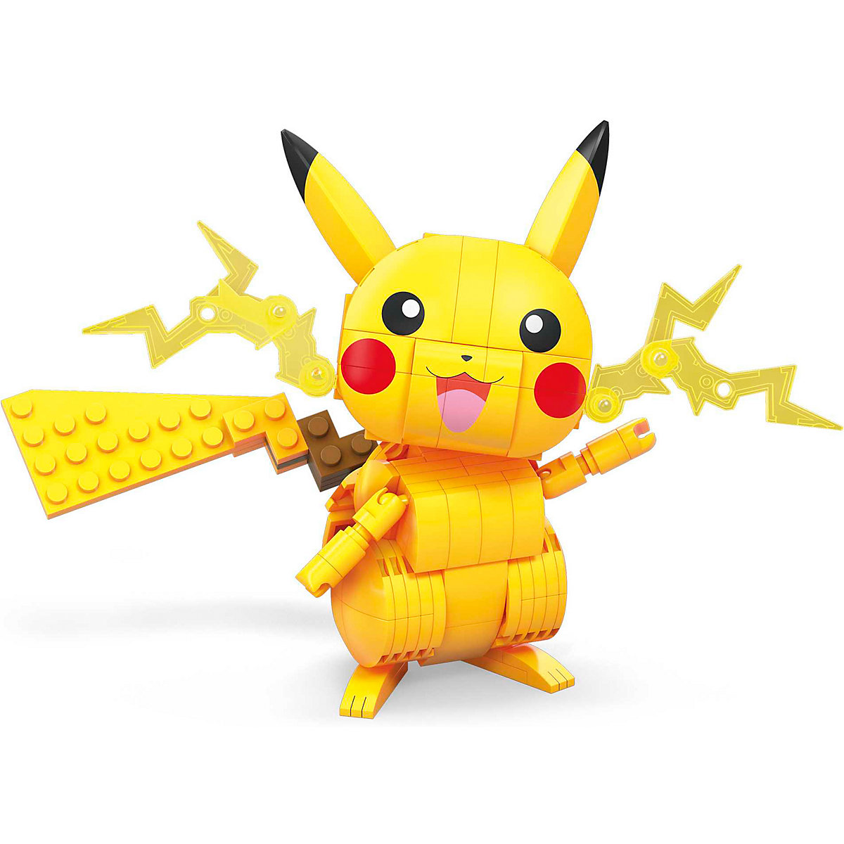 Mega Construx Pokémon Medium Pikachu, Kinder Spielzeug, Bauset, Bausteine,  Pokemon