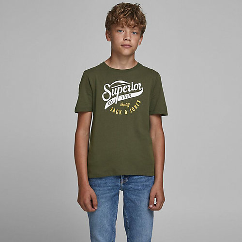 Футболка Jack & Jones Junior - темно-зеленый от JACK & JONES Junior