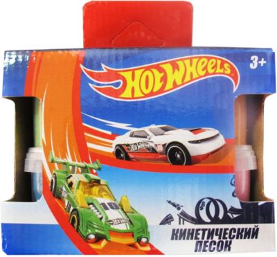 Кинетический песок Centrum Hot Wheels, 4 цвета