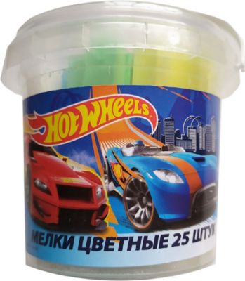 Цветные мелки Centrum Hot Wheels, 25 шт
