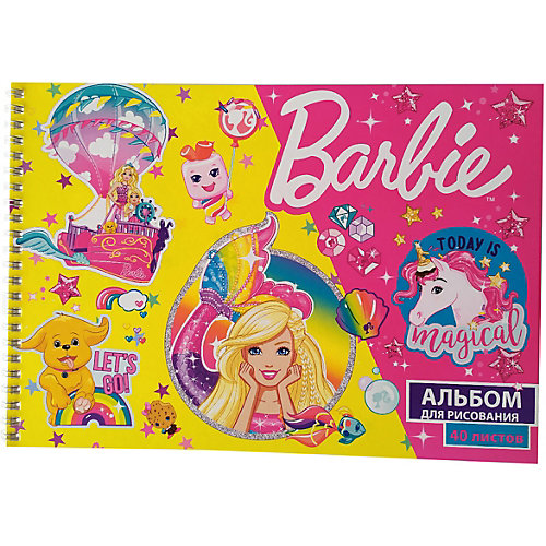Альбом для рисования Centrum Barbie, 40 листов, А4 от CENTRUM