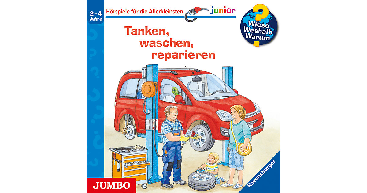 Spielzeug: Ravensburger CD WiesoWeshalbWarum Junior - Tanken,waschen,reparieren Hörbuch