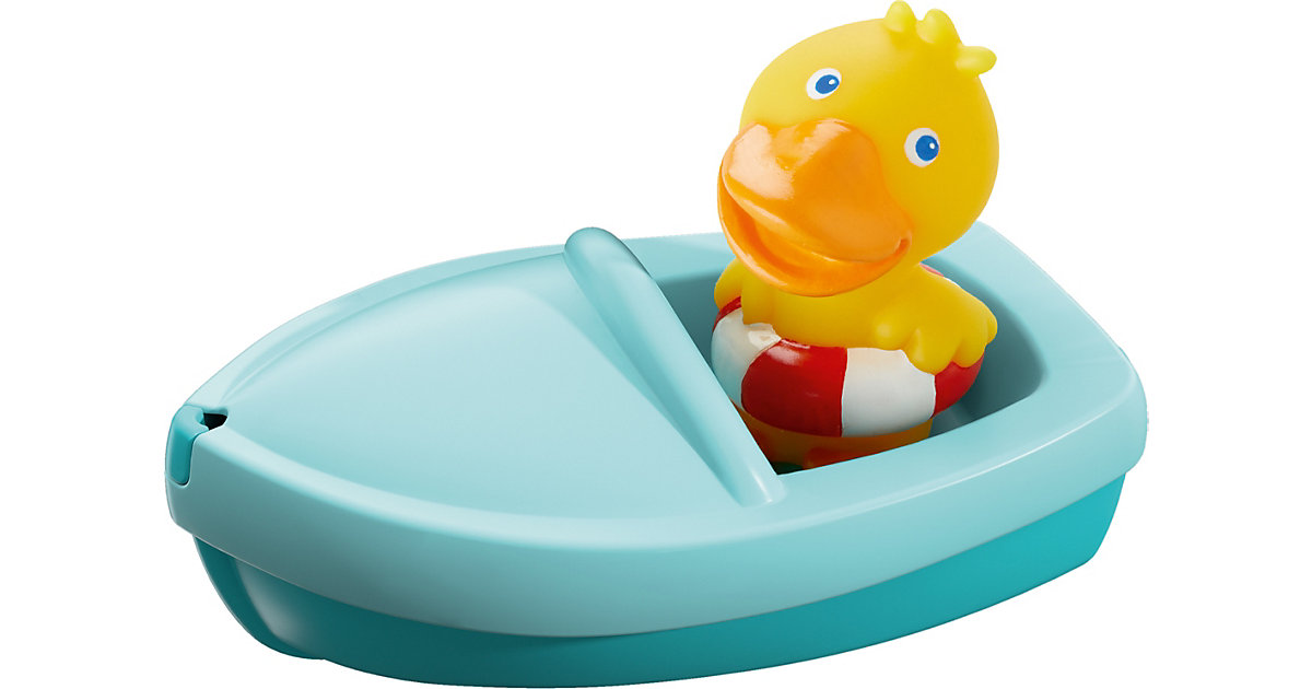 Babyspielzeug/Badespielzeug: HABA HABA 303863 Badeboot Ente ahoi!