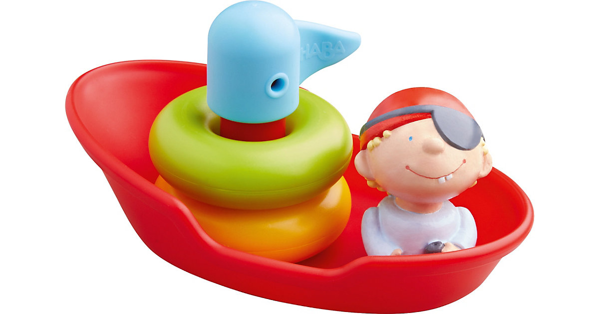 Babyspielzeug/Badespielzeug: HABA HABA 304906 Steckspiel Boot