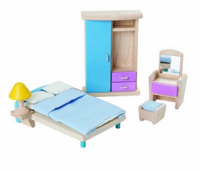 Kinderwagen-Kinderbett aus Kunststoff für Puppenhauszubehör 