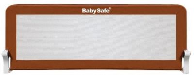 Барьер для кроватки Baby Safe, 180х42 коричневый