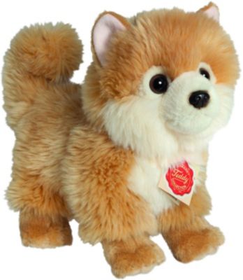 Image of Teddy Hermann Kuscheltier Hund "Zwergspitz", stehend, 22 cm, braun
