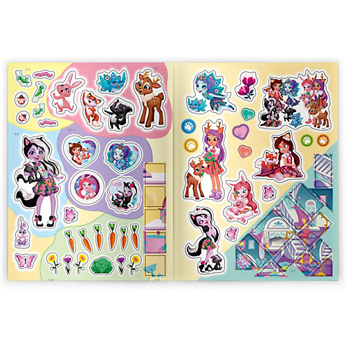 Книжка с играми Enchantimals "Чудесные подружки" Карта желаний от ND Play