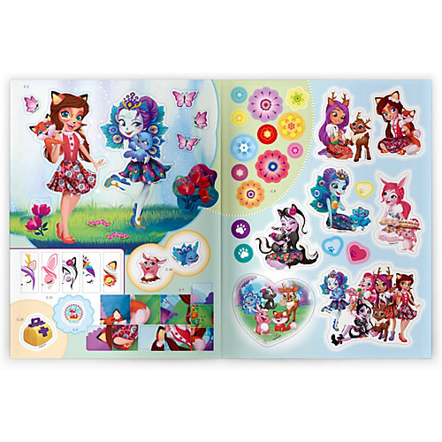 Книжка с играми Enchantimals "Чудесные подружки" Сказочный лес от ND Play