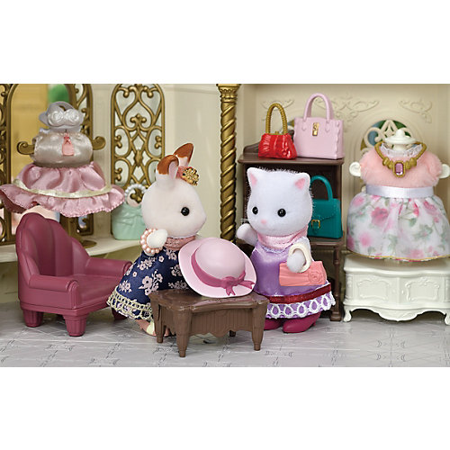Персидская кошка Sylvanian Families Series Town "Модница в городе и ее гардероб" от Эпоха Чудес