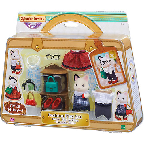 Кошка Sylvanian Families Series Town "Модница в городе и ее гардероб" от Эпоха Чудес