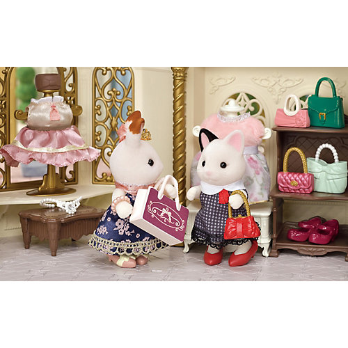 Кошка Sylvanian Families Series Town "Модница в городе и ее гардероб" от Эпоха Чудес