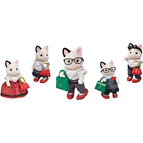 Кошка Sylvanian Families Series Town "Модница в городе и ее гардероб" от Эпоха Чудес