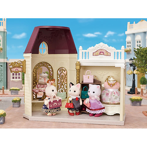 Кошка Sylvanian Families Series Town "Модница в городе и ее гардероб" от Эпоха Чудес