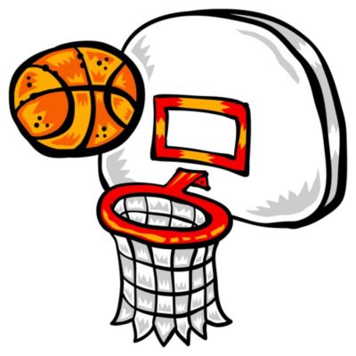 Wandtattoo Basketballkorb mit Ball Comic Look, dekodino | myToys