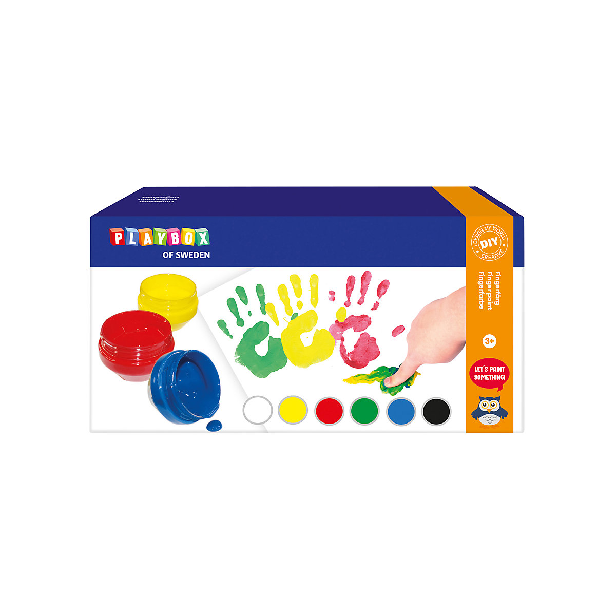 Playbox Fingerfarbe 6 x 50 ml