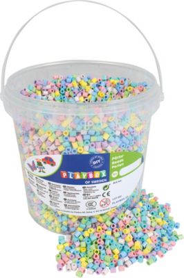 Steckperlen in Organizerbox CGBOOM 2400 Bügelperlen 5mm, 24 Farben kreative DIY Spielzeug