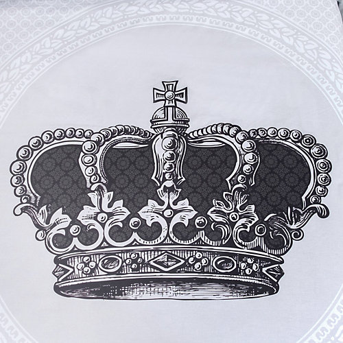 Комплект постельного белья Этель Imperial, евро - белый