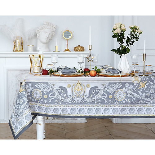 Скатерть Этель Classic style, 110х145 см +/-3 см - серый