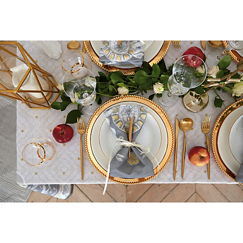 Скатерть Этель Classic style, 110х145 см +/-3 см - серый