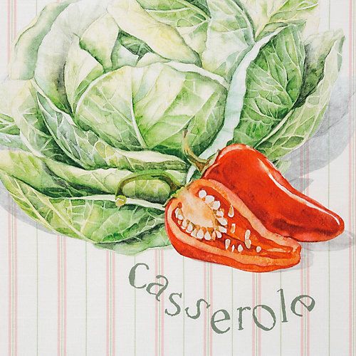 Кухонное полотенце Этель Vegetable, 40х73 см - белый