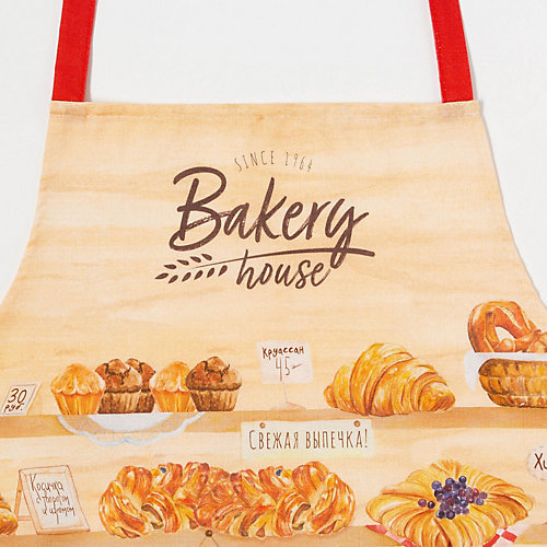 Фартук Этель Bakery house, 70х60 см - бежевый