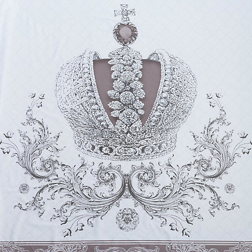 Комплект постельного белья Этель King&Queen, евро - бежевый