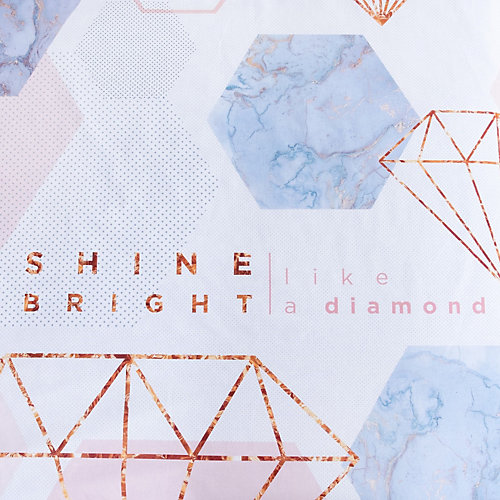 Комплект постельного белья Этель Shine bright, 2-спальное - белый
