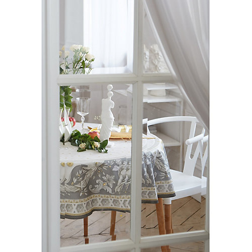 Скатерть Этель Classic style, 150 см +/-3 см - серый