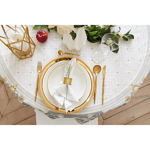 Скатерть Этель Classic style, 150 см +/-3 см - серый
