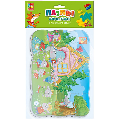 Пазл магнитный Vladi Toys Волк и семеро козлят от Vladi Toys