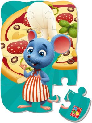 Пазл магнитный Vladi Toys Крошка шеф