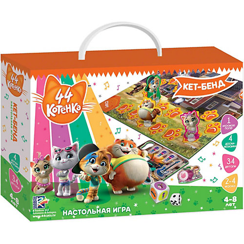 Игра настольная 44 Котенка "Кет-Бенд" от Vladi Toys
