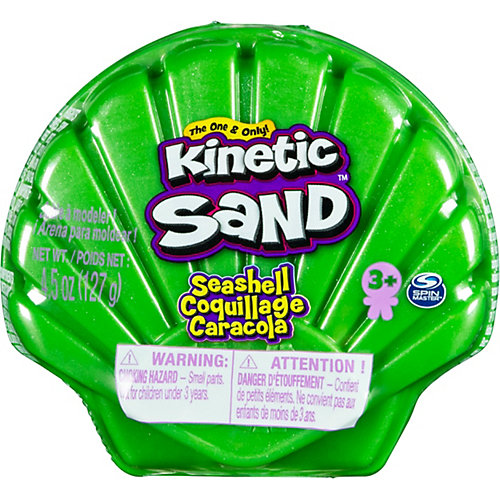 Набор для лепки Kinetic Sand Кинетический песок в ракушке, мини от Spin Master