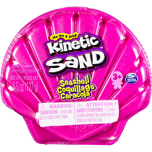 Набор для лепки Kinetic Sand Кинетический песок в ракушке, мини от Spin Master