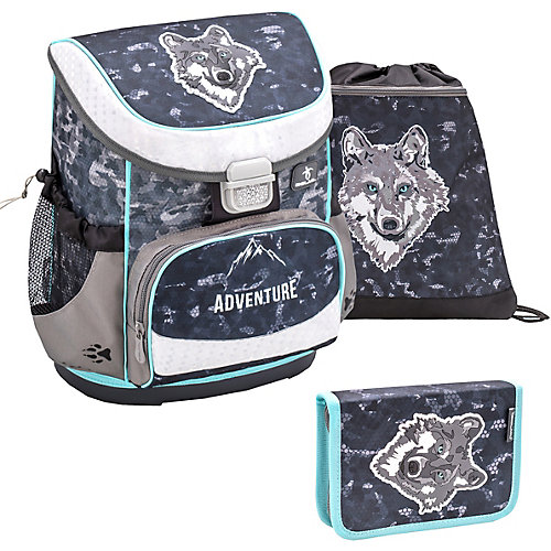 Ранец Belmil Mini-Fit Wolf, с наполнением - разноцветный от Belmil