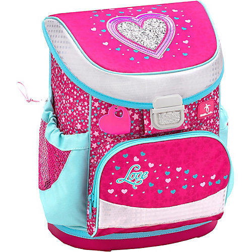 Ранец Belmil Mini-Fit Heart, с наполнением - красный от Belmil